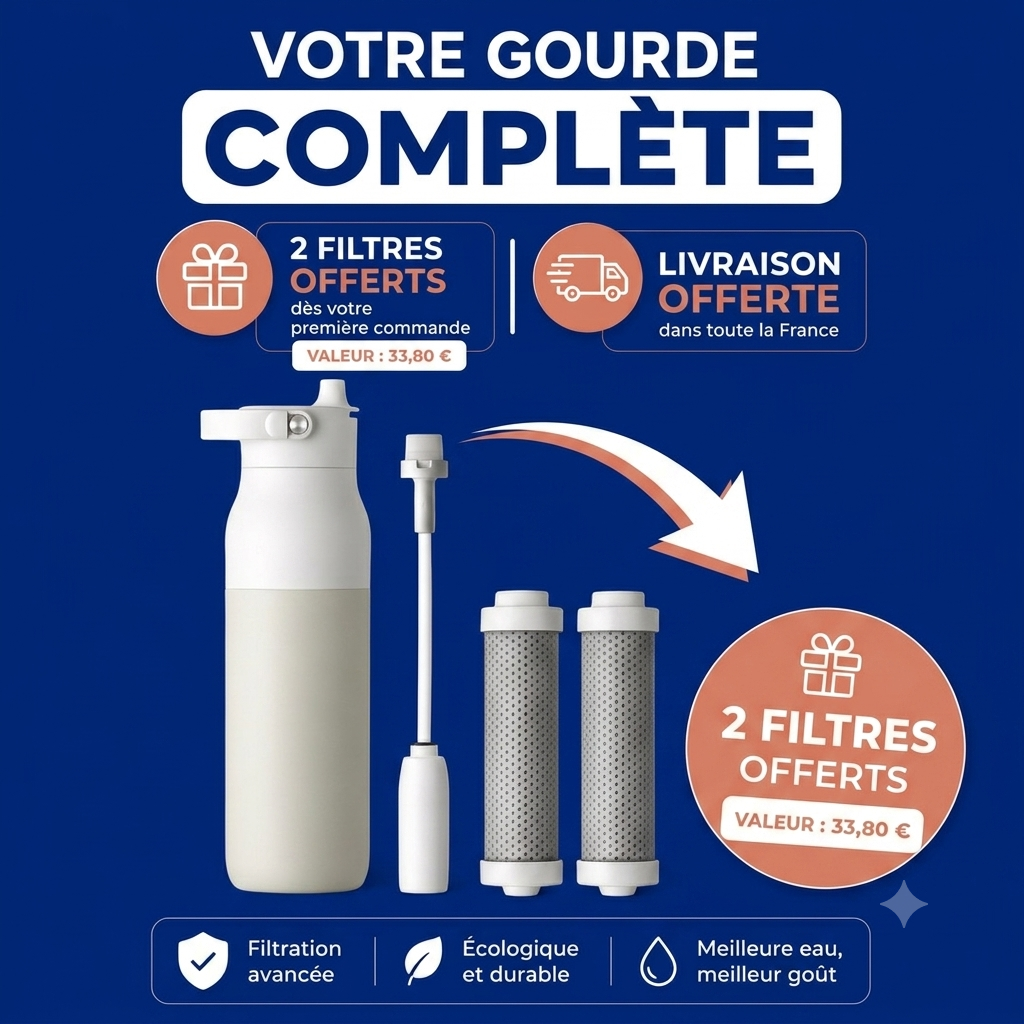 La Gourde SiPure — testée jusqu'au dernier litre